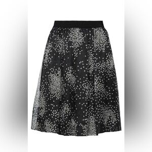 Emporio Armani Black and White A-Line Skirt